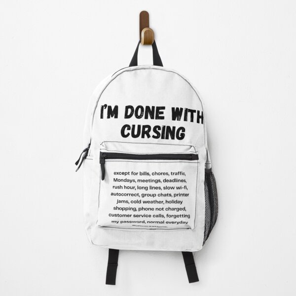 Item preview, Almost Angelic: The Cursing Slip-Up Tee designed and sold by CtrlAltNope.