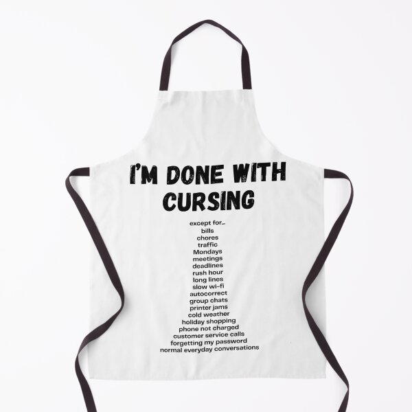 Item preview, Almost Angelic: The Cursing Slip-Up Tee designed and sold by CtrlAltNope.