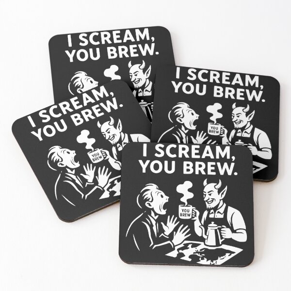 Item preview, I scream, you brew #3: The Brew Pact designed and sold by coffee-life-designs.