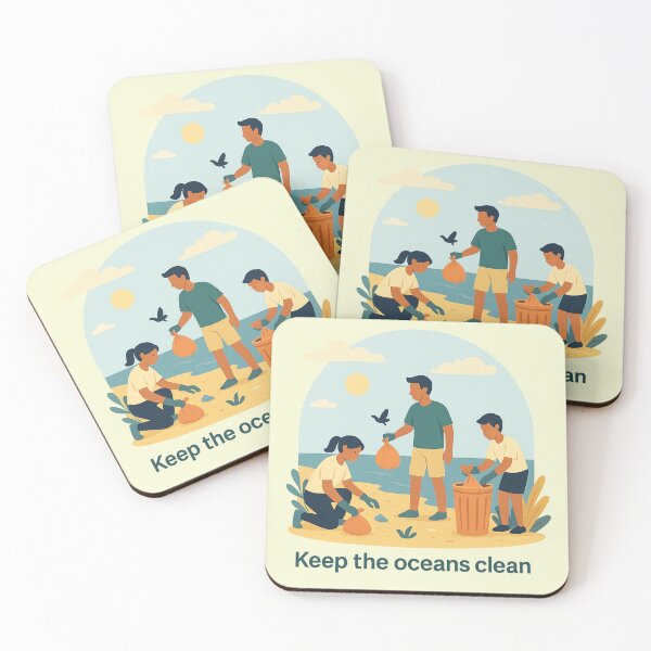 Item preview, Clean Shores – Protect Our Oceans designed and sold by Afraadil001.
