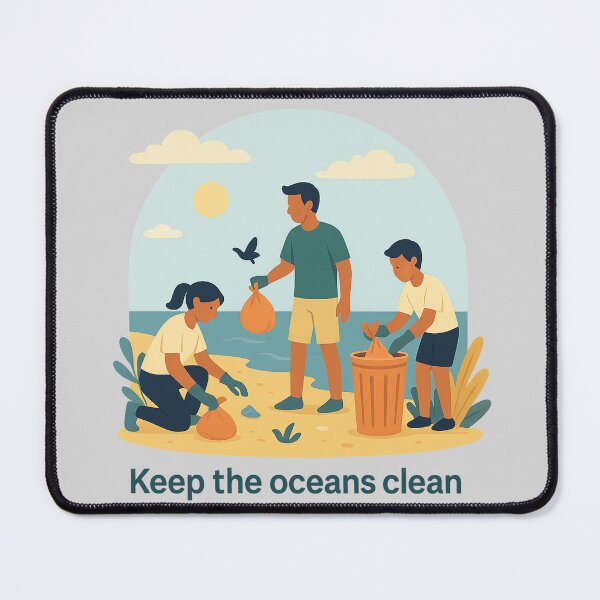 Item preview, Clean Shores – Protect Our Oceans designed and sold by Afraadil001.