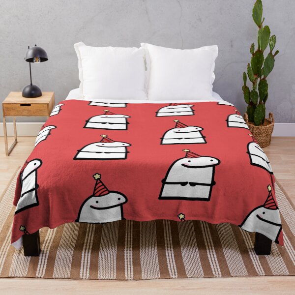 Item preview, Happy Purp in Red w/ Party Hat – Cute Cartoon Celebration designed and sold by Heavenly-Cloudz.