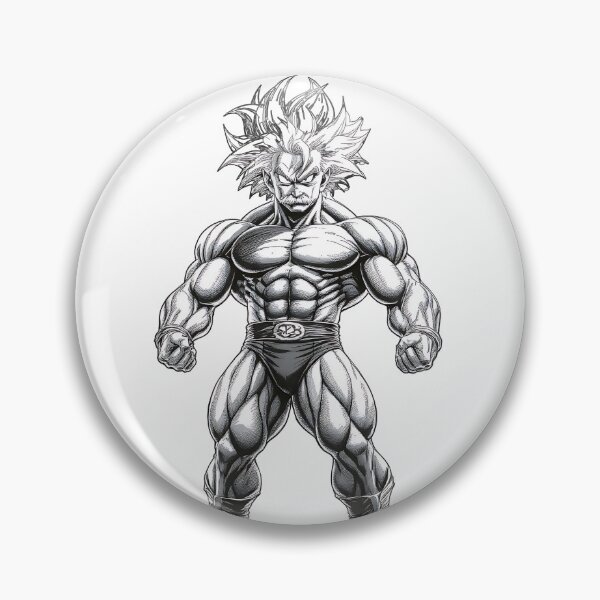 Item preview, Einstein Goes Super Saiyan – Muscle Physicist T-Shirt Black & White designed and sold by KreativKulture.