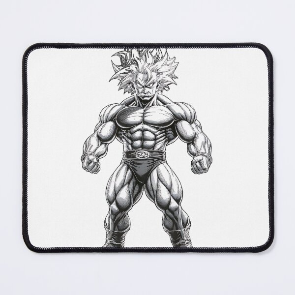 Item preview, Einstein Goes Super Saiyan – Muscle Physicist T-Shirt Black & White designed and sold by KreativKulture.