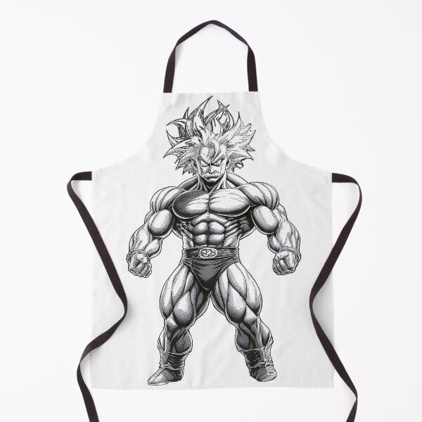 Item preview, Einstein Goes Super Saiyan – Muscle Physicist T-Shirt Black & White designed and sold by KreativKulture.