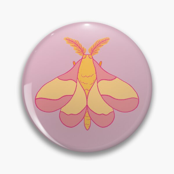 Item preview, Rosy Maple Moth designed and sold by MaysMonsters.