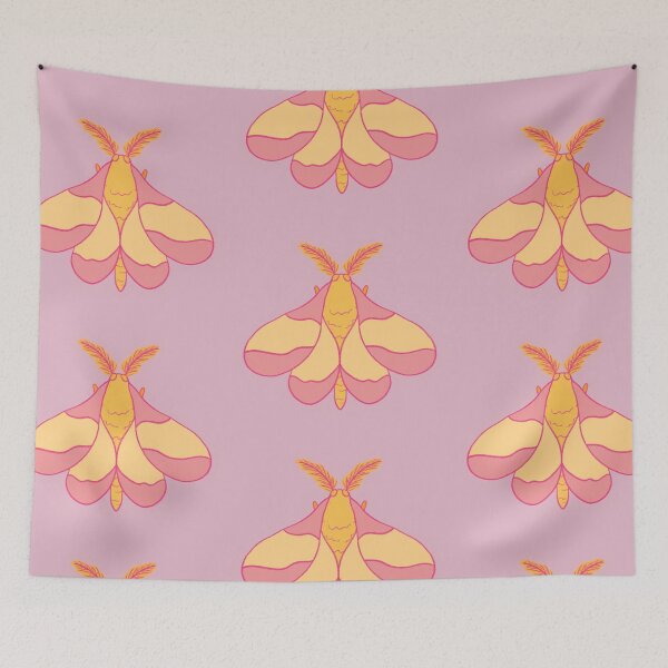 Item preview, Rosy Maple Moth designed and sold by MaysMonsters.
