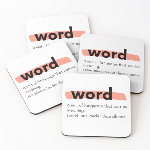 Item preview, Word – The Power of Language designed and sold by BRT.