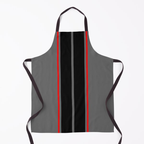 Item preview, Dual Black Stripes With Red Pinstripes (Gray Background) designed and sold by Racing Stripes Only.