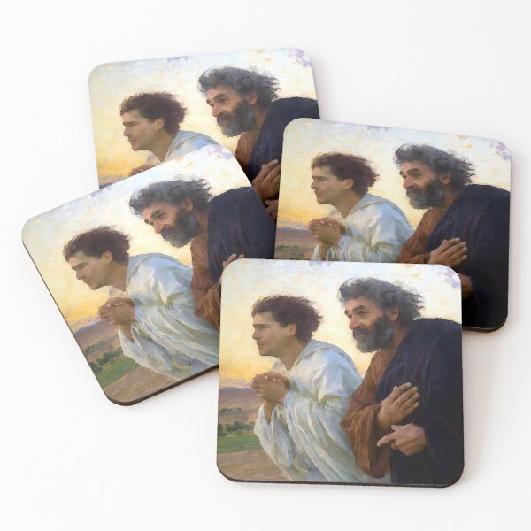 Item preview, Eugene Burnand - The Disciples Peter and John Running to the Tomb on the Morning of the Resurrection designed and sold by Jon-Baran.