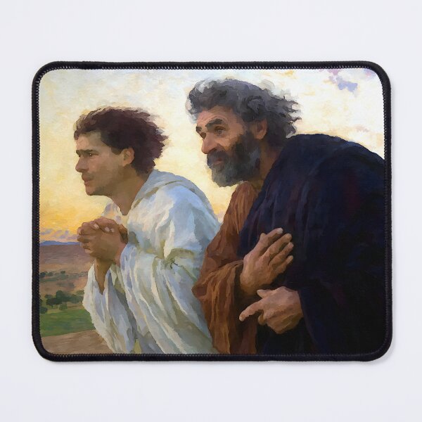 Item preview, Eugene Burnand - The Disciples Peter and John Running to the Tomb on the Morning of the Resurrection designed and sold by Jon-Baran.