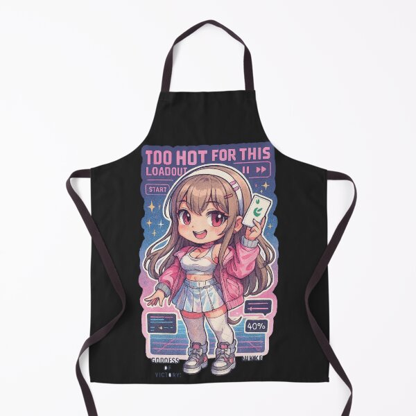 Item preview, Too Hot for This Loadout – Chibi Viper Nikke designed and sold by Panda LuL Art.