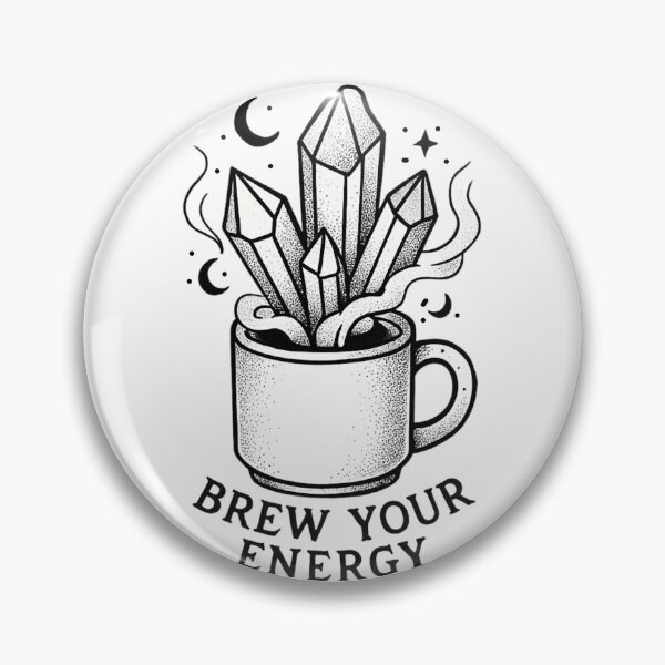 Item preview, Brewed Crystal Energy Mug designed and sold by DafinaGlyph.