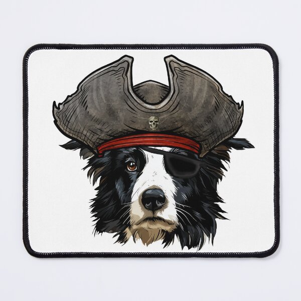Item preview, Border Collie Pirate designed and sold by whyitsme.