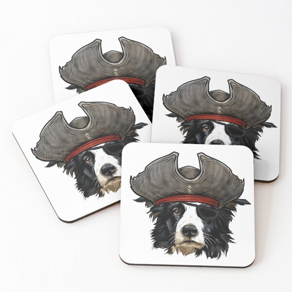 Item preview, Border Collie Pirate designed and sold by whyitsme.