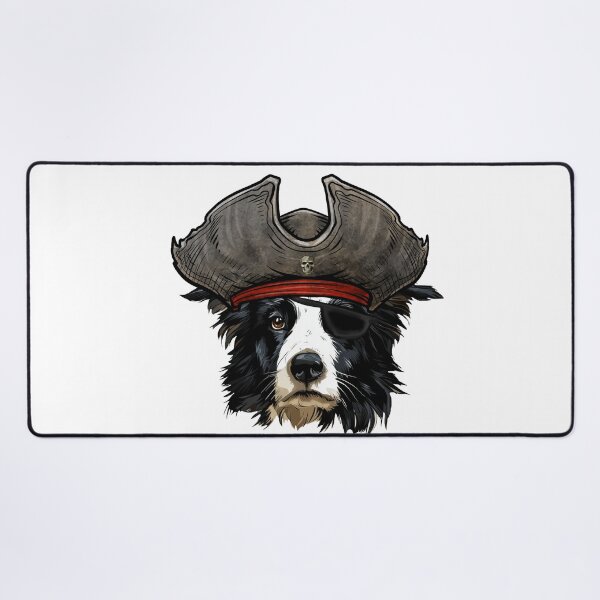 Item preview, Border Collie Pirate designed and sold by whyitsme.