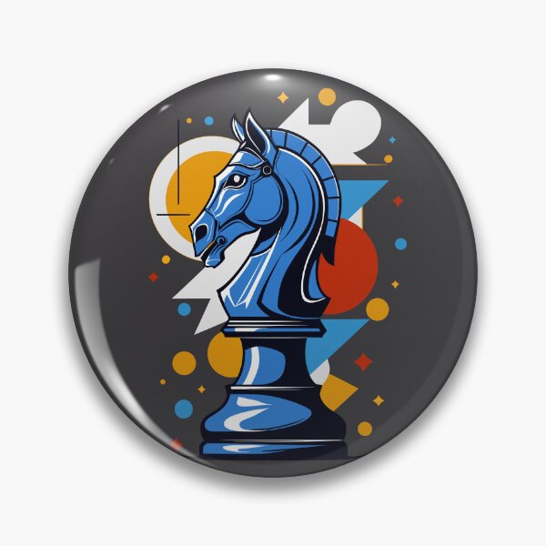 Item preview, Bold Moves Only | Strategic Chess Knight Bauhaus Design designed and sold by FocusChillax.