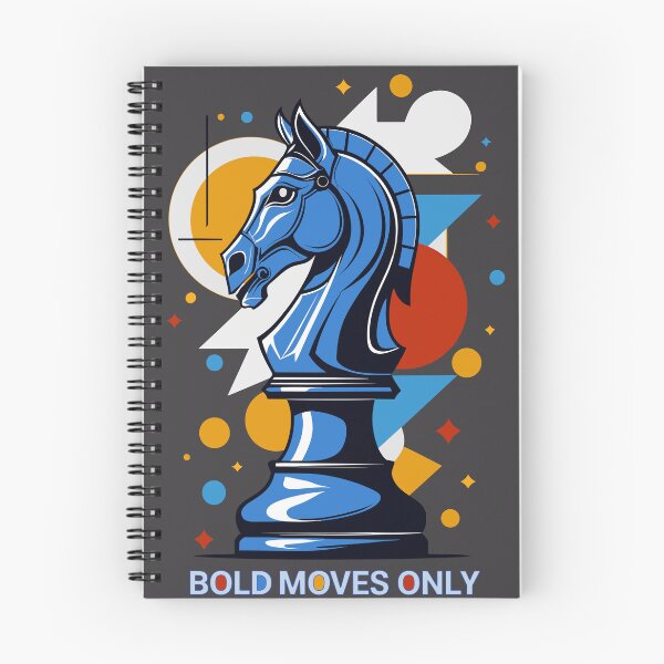 Item preview, Bold Moves Only | Strategic Chess Knight Bauhaus Design designed and sold by FocusChillax.