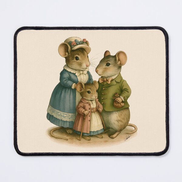 Item preview, The Stylish Mouse Family designed and sold by DakotaPoppin.