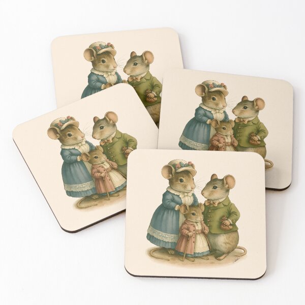 Item preview, The Stylish Mouse Family designed and sold by DakotaPoppin.