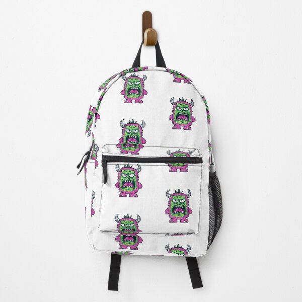 Item preview, Slime‑Fury Horned Monster Sticker designed and sold by Line Designs By Duck.