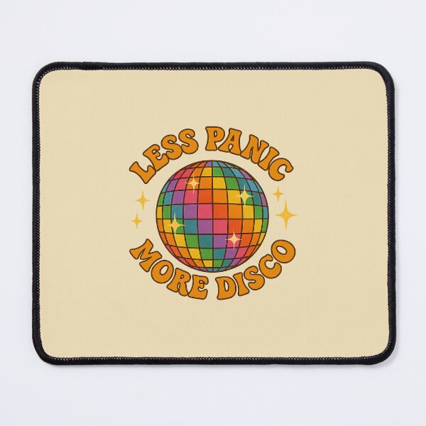 Item preview, less panic more disco designed and sold by funkyfrogz.