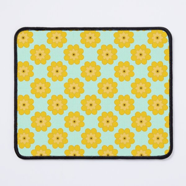 Item preview, 3D Yellow Flowers with Blue Polka Doted Background  designed and sold by KiyaSketches.