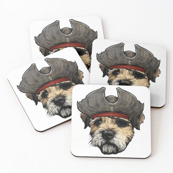 Item preview, Funny Pirate Border Terrier Dog designed and sold by whyitsme.