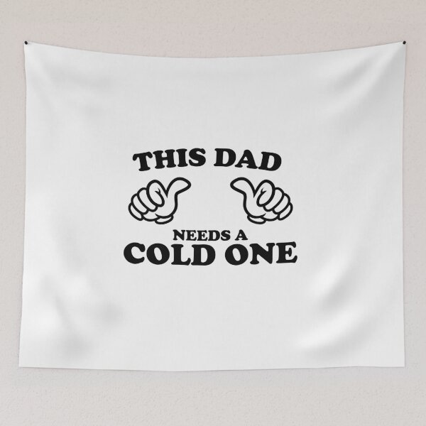 Item preview, THIS DAD NEEDS A COLD ONE designed and sold by shitpostee.