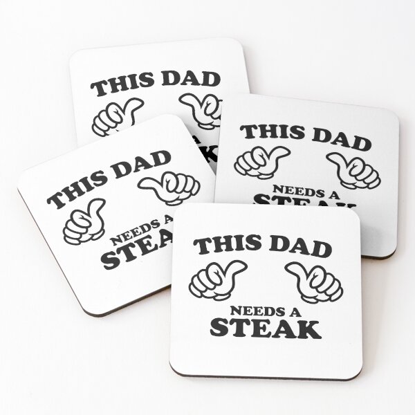 Item preview, THIS DAD NEEDS A STEAK designed and sold by shitpostee.