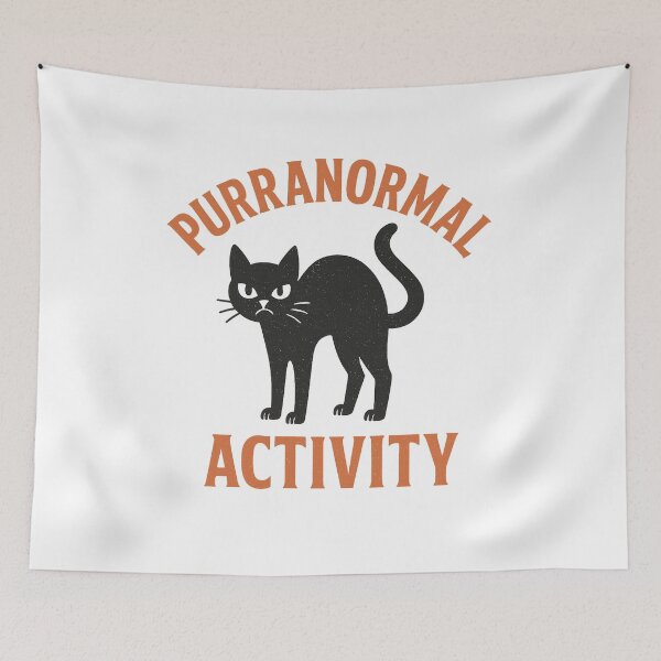 Item preview, Purranormal Activity – Black Cat Mischief designed and sold by FerreiraLtd.