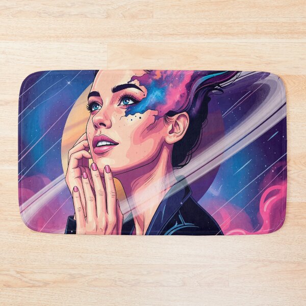 Item preview, All Dolled Up Solaris Queen — Vibrant Pop Art Collage of a Celestial Woman designed and sold by  Ojo de Lilith.