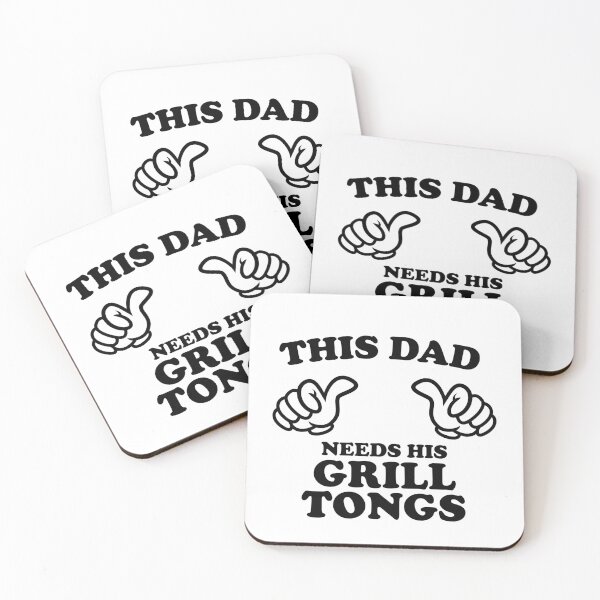 Item preview, THIS DAD NEEDS HIS GRILL TONGS designed and sold by shitpostee.