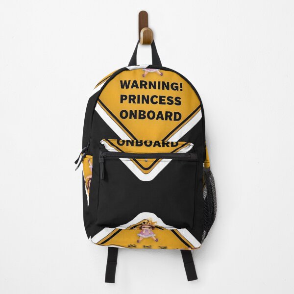 Item preview, Warning Princess Onboard Sign Sticker designed and sold by GiftLore Studio.
