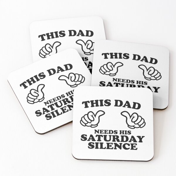 Item preview, THIS DAD NEEDS HIS SATURDAY SILENCE designed and sold by shitpostee.