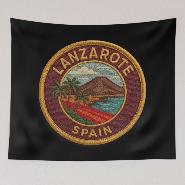 Item preview, Lanzarote Horizon – Volcanic Vista & Coastal Calm designed and sold by Girih.