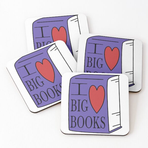 Item preview, I love big books design for an avid reader designed and sold by Halcart.