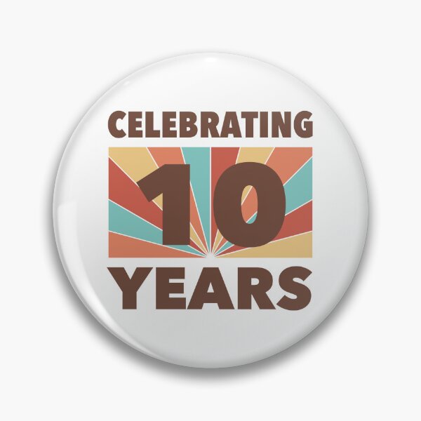 Item preview, Celebrating 10 Years designed and sold by thepixelgarden.