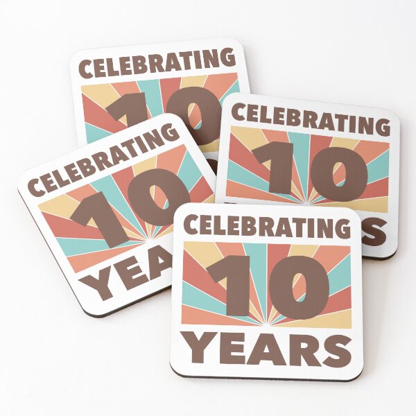 Item preview, Celebrating 10 Years designed and sold by thepixelgarden.