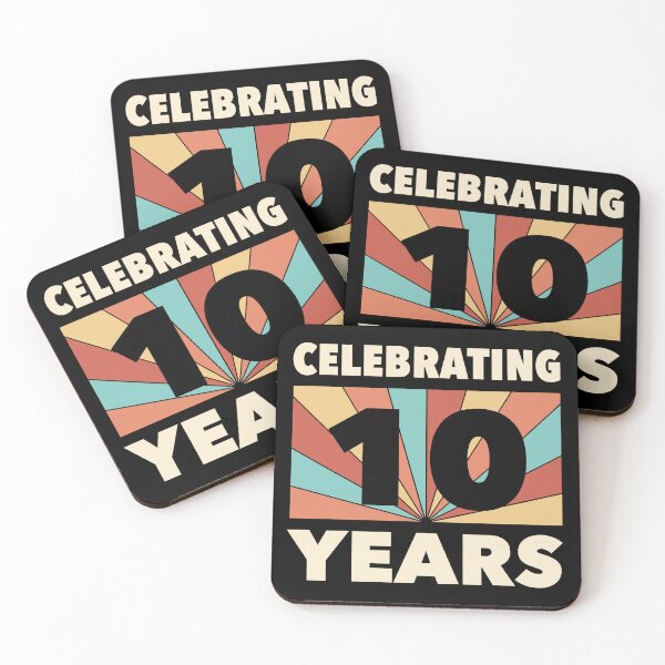 Item preview, Celebrating 10 Years designed and sold by thepixelgarden.