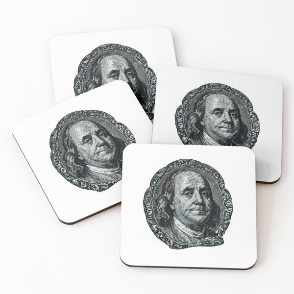 Item preview, Franklin Fortune Face Sticker designed and sold by Line Designs By Duck.