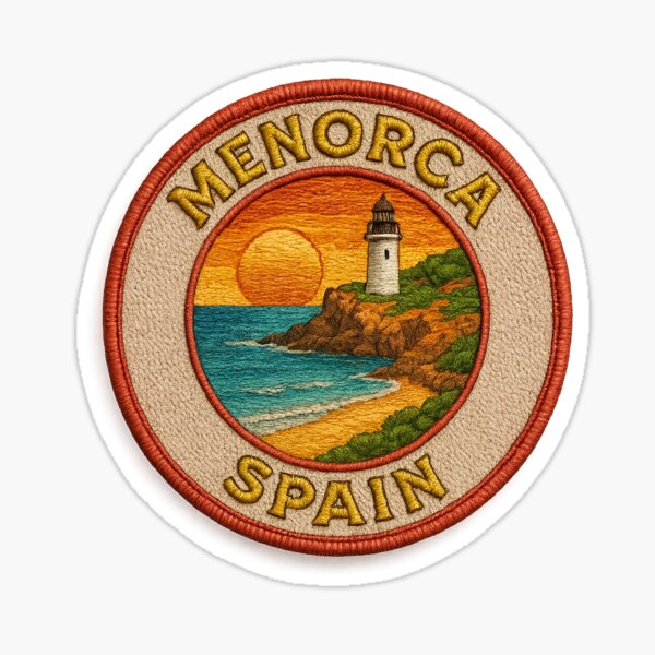 Item preview, Menorca Sundown – Lighthouse & Coastal Serenity designed and sold by Girih.