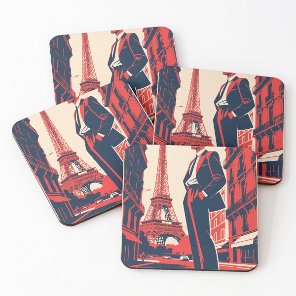 Item preview, Elegant Man Paris Street in Retro Hope Style designed and sold by HoopeStylee.