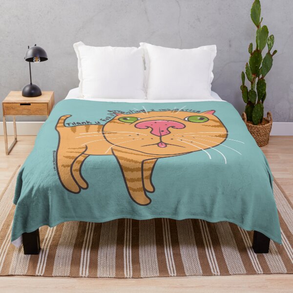 Item preview, Thank U 4 Attention Cat designed and sold by KilkennyCat Art.