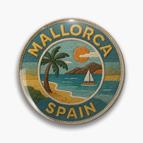 Item preview, Mallorca Breeze – Sunset Coastline & Sailboat Charm designed and sold by Girih.