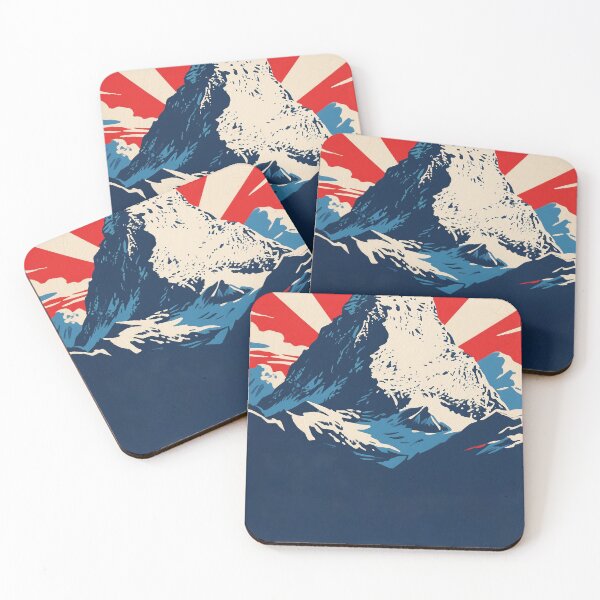 Item preview, Mount Everest Retro Hope Landscape designed and sold by HoopeStylee.