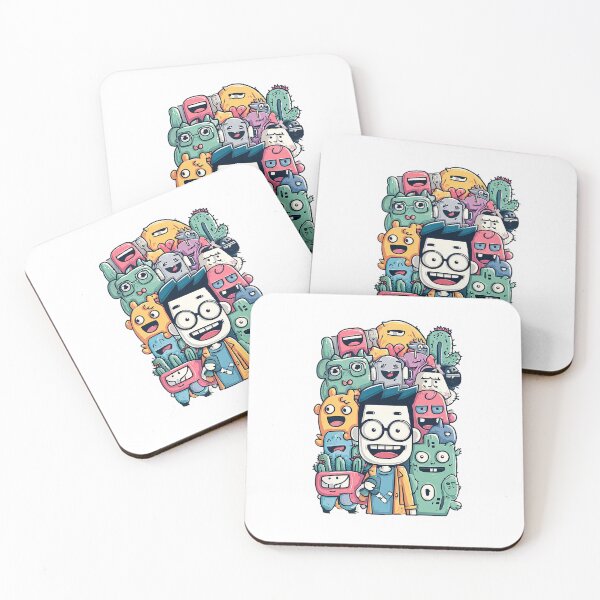 Item preview, Monster Squad Selfie Sticker designed and sold by Line Designs By Duck.