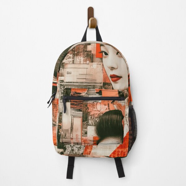 Item preview, Geisha Portrait with Collage Background designed and sold by Jirka Svetlik, Studio Illuvision.