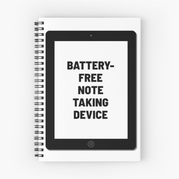 Item preview, Battery free note taking device notebook designed and sold by aprilwebbartist.
