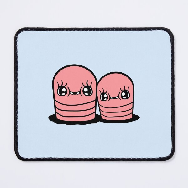 Item preview, 2 Worm Couple Love Friends Cute Team Ground Hole designed and sold by shirt-o-mat.
